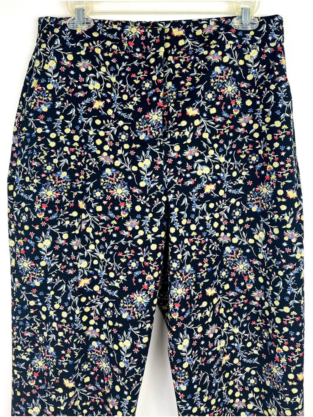 Boden Bi-Stretch Straight Tapered Wildflower Pants - Picture 3 of 12